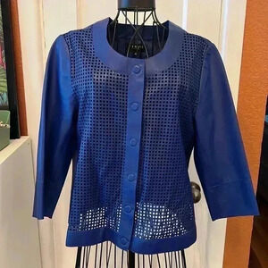 J ENVIE 100% Lamb Leather Jacket-Sz M
